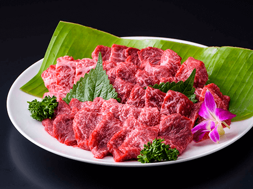【焼肉用】もとぶ牛モモ 500g