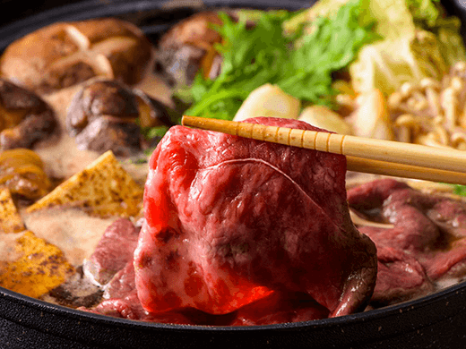 【すき焼き・しゃぶしゃぶ用】もとぶ牛ロース 500g