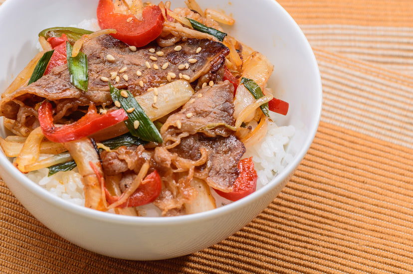 Mangkuk bulgogi daging sapi Motobu